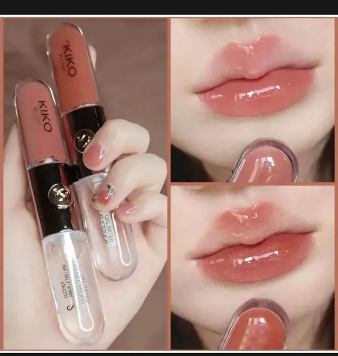 2-in-1 Long-Lasting Glossy Lipstick & Lip Gloss